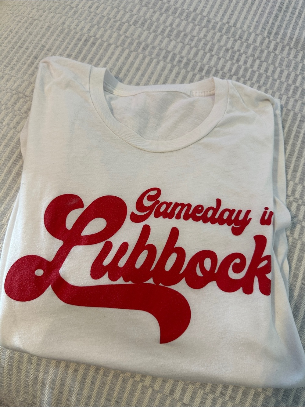 Game Day In Lubbock Retro Texas Tech Soft Tshirt - Picture 4 of 4
